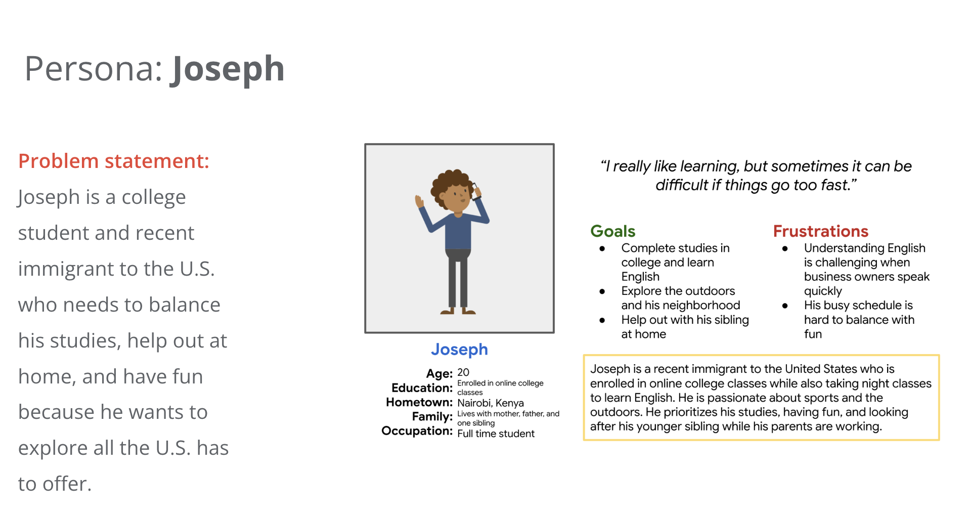 persona card
